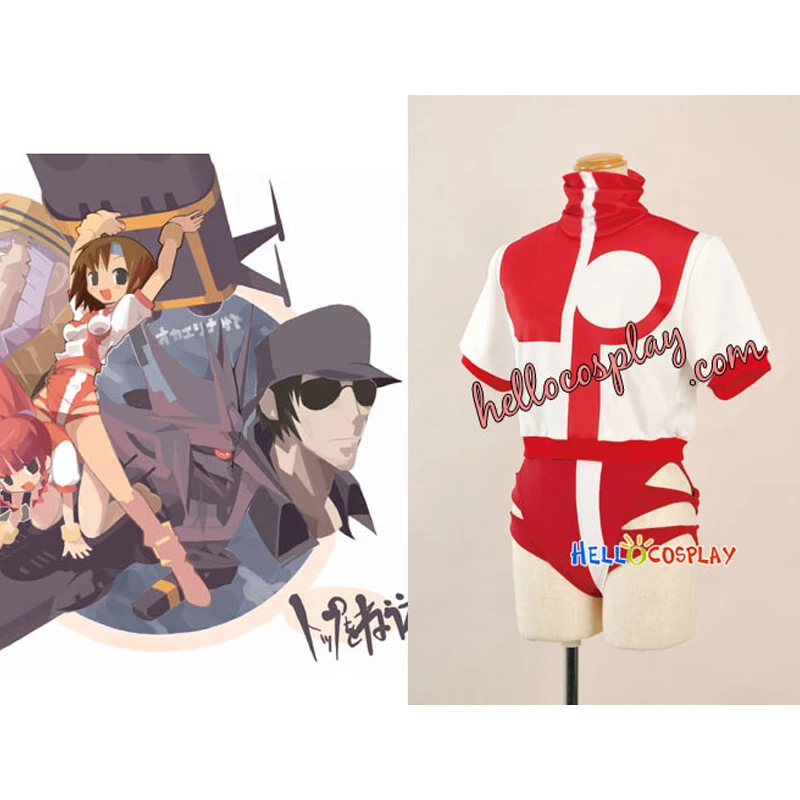 

Top wo Nerae! Aim for the Top! Gunbuster Kazumi Amano Noriko Takaya Cosplay Costume H008