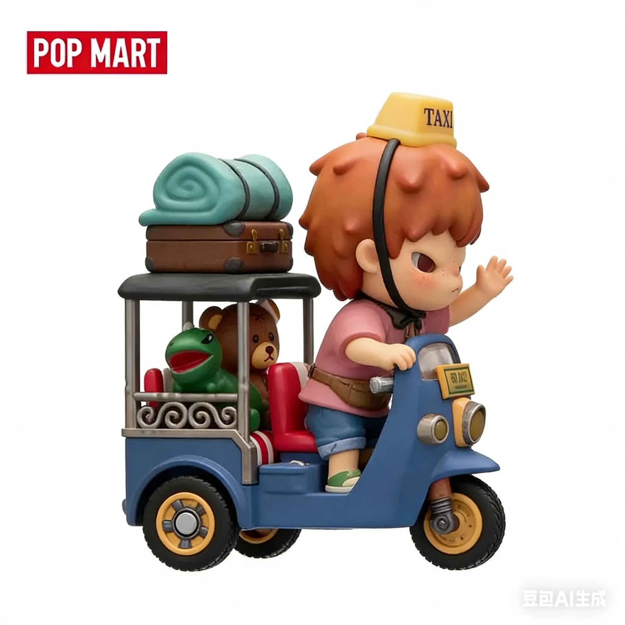 

POP MART Hirono Tuk-Tuk Series Anime Action Figure Cute Blind Box Desktop Ornament Collectible Model Toy