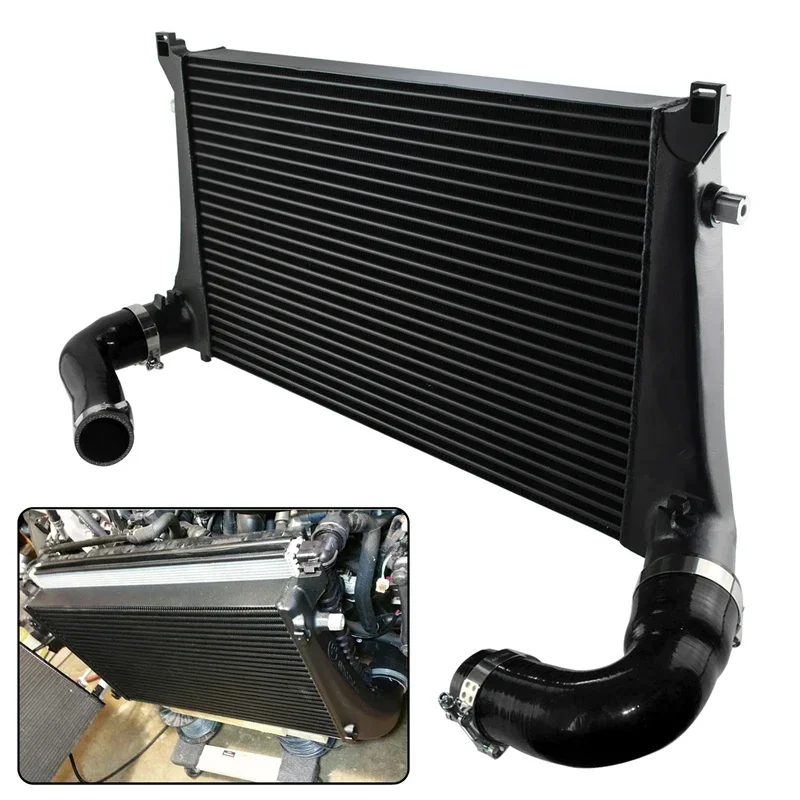 70MM Intercooler Kit Competition For VW GTI MK7 Golf R Audi A3/S3 Skoda Superb 3V Seat 1.8T 2.0T TSI Black/Blue/Red