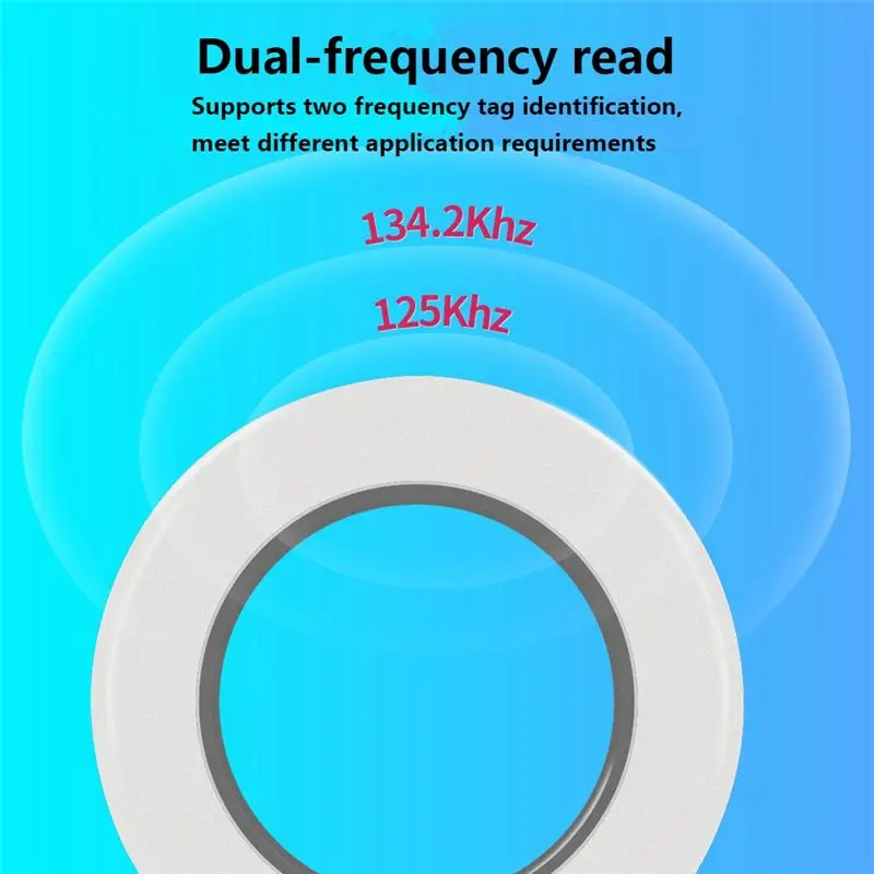A24U Animal Tag Reader Pet Chip Reader Animal Chip Reader USB 134.2K Dual Frequency (Black)