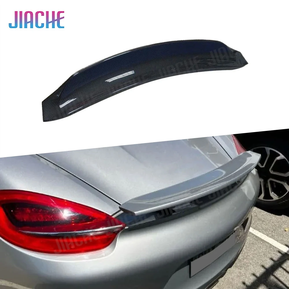 

Carbon Rear Car Car Trunk Duck Spoiler Lid Wings For Porsche Boxster S GTS 981 GT4 2013-2016 FRP Car Trim External accessories