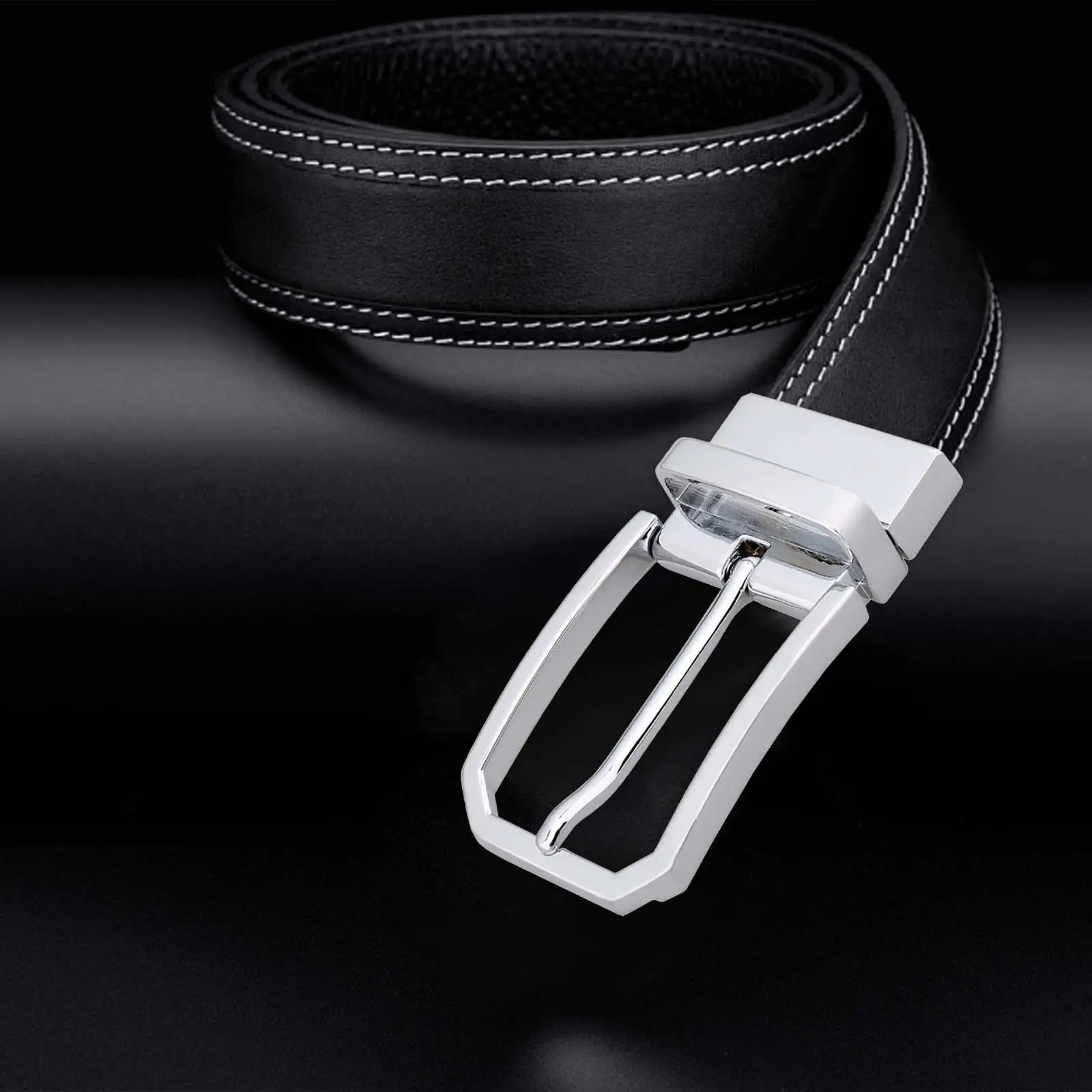 3x رجل حزام مشبك دبوس مشبك الثقيلة المعادن قسط ل 3.3 سنتيمتر-3.5 سنتيمتر عرض حزام الجلود الحرفية العملي الكلاسيكي استبدال