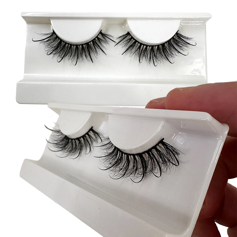 Comic wet eyelashes lashes wholesales high quality 100% Cruelty Free Lashes Handmade Reusable Short Natural Eyelashes