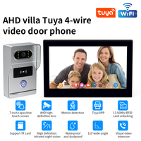 2.4G Wifi Video Doorbell System Tuya1080P Doorphone Door Camera 7 Inch Touch Screen Video Intercom Support 32GB SD card for Home