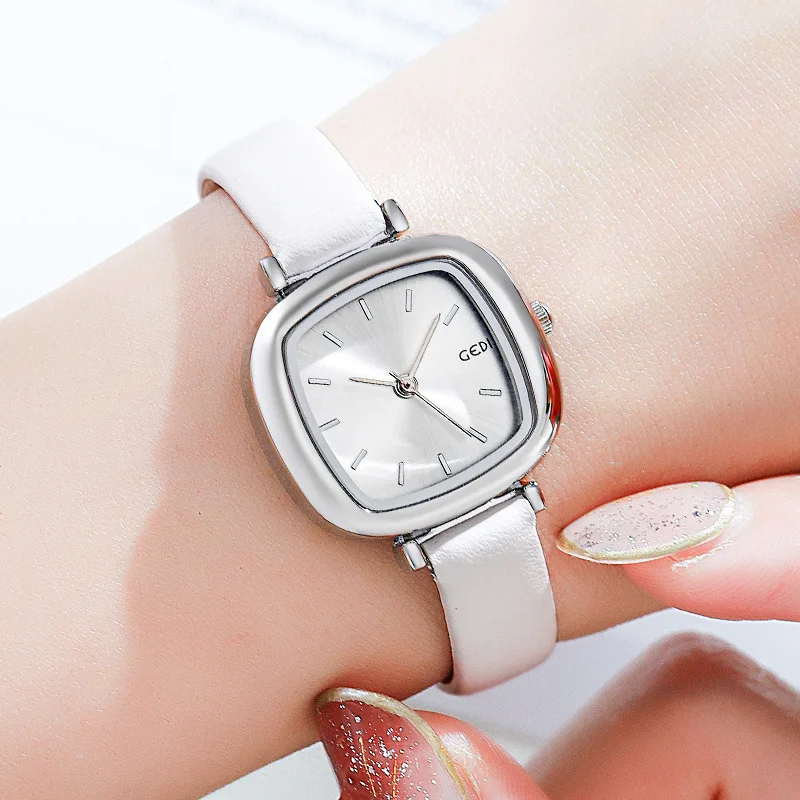 Free shippings Fashion Simplicity Square belt Watch For women's girl student Chain watch strap watch Women's accessories