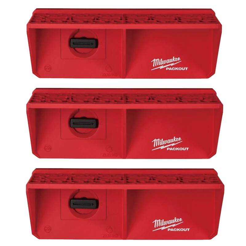 Milwaukee 48-22-8341 PACKOUT Screwdriver Rack Featuring 34 Multi-Size Slots Load Bearing 20 Pounds Tool Storage Spare Parts