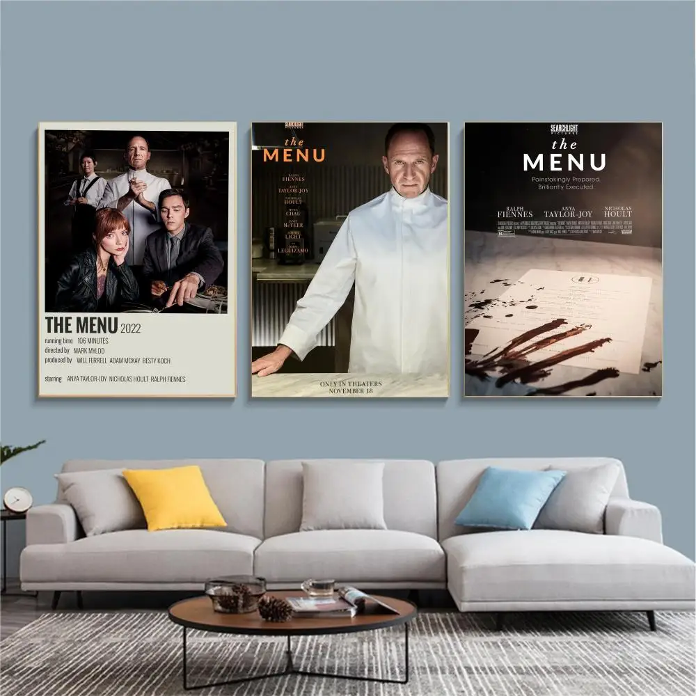 classic movie T-The Menu-U Painting Calligraphy Nature Inspired Artwork for Living Room  Home Decoration