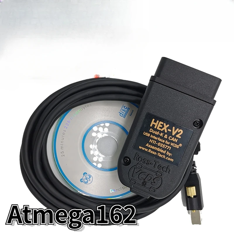 2025 Newest VCDS 25.3 VAG Scanner Tool Cable OBD2 Diagnostic Multi-Language HEX V2 Wesheu VCDS VAG COM 24.7 For Audi SKODA VW