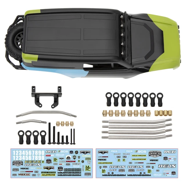 Kit Arbres De Transmission Acier Pour TRX4M 1/18 - Avant Et Arrière, Compatible Bronco Et Defender - 7