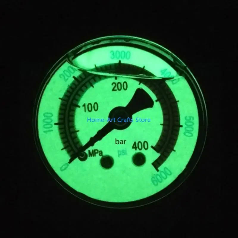 Y3NA Air Guage with Stainless Steel Frame 0-6000/0-40MPa Manometer Measure
