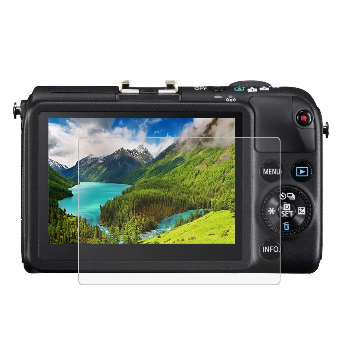 PULUZ 2.5D 9H Tempered Glass Film LCD Screen Protector Camera Accessories for Canon SX700