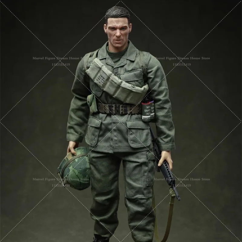 WHOHO TOYS 1/6 Scale Vietnam Local War Armed Infantry Assault Group Marine Corps 12-inch Full Set Action Figure Male Soldier