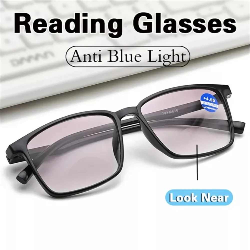 Bifocal Reading Glasses Men Presbyopia Glasses 2023 Prescription Glasses Sunglasses Fashion Eye Glasses for Women