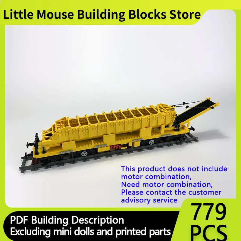 

City Car Model MOC Building Bricks MFS 100 Loading Unloading Vehicle Modular Technology Gifts Holiday Assemble Children Toy Suit