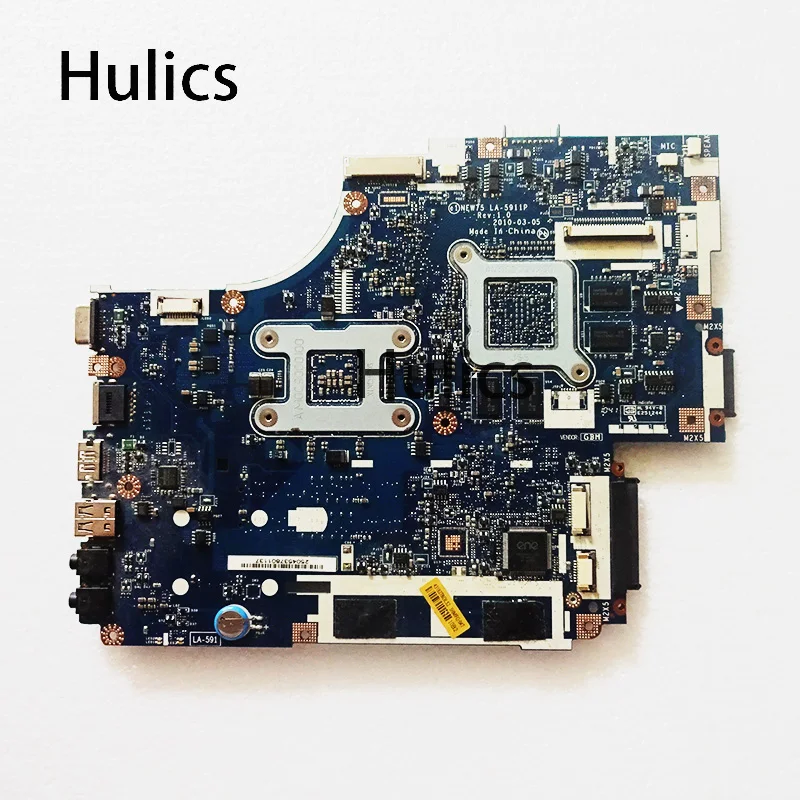 Hulics Used Laptop Motherboard For Acer ASPIRE 5551G 5552G MBR4302001  LA-5911P Mainboard DDR3 Main Board