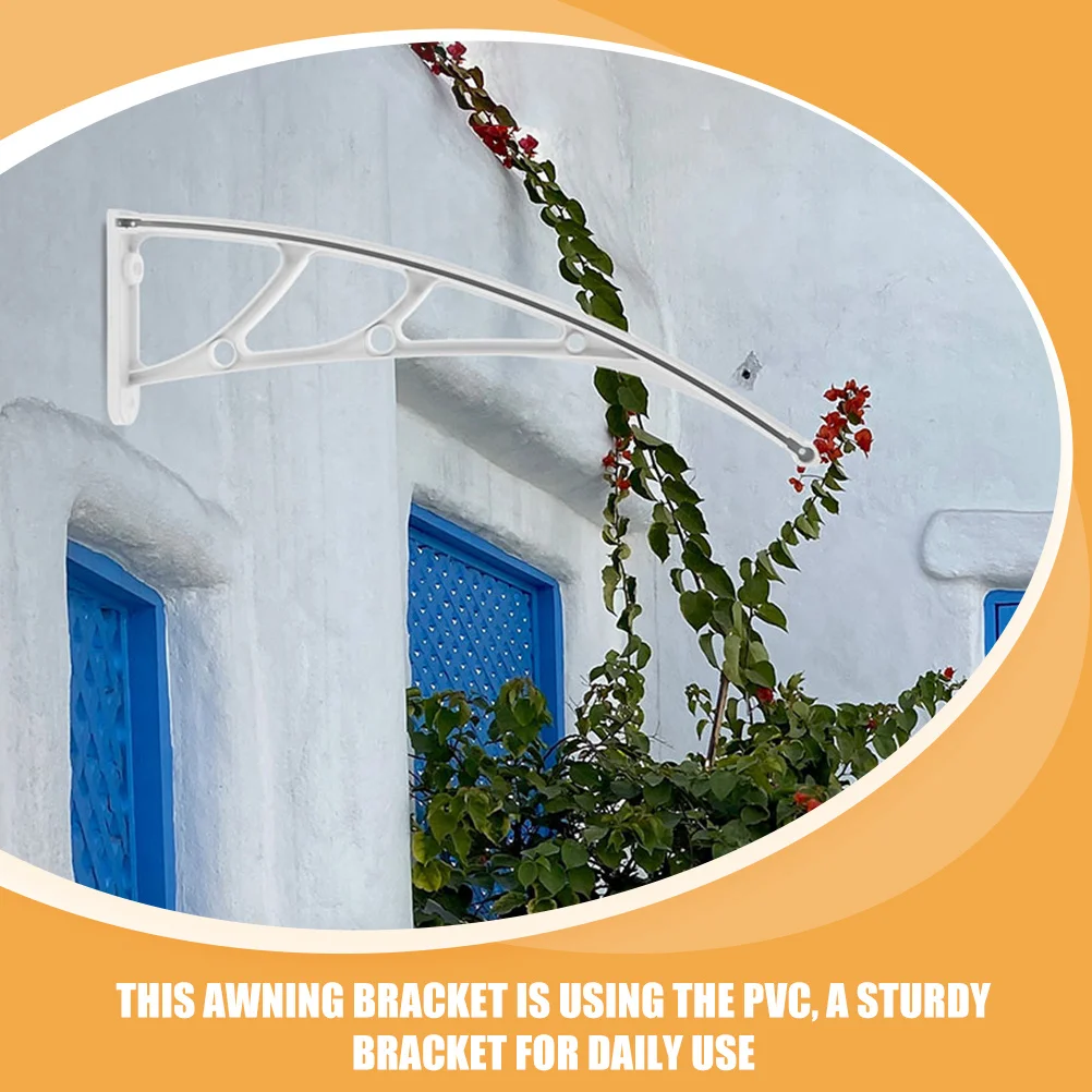 

Plastic Steel Bracket Reinforced Awning Support For Patio Roof Window Door Canopy Outdoor Balcony Household Accessory