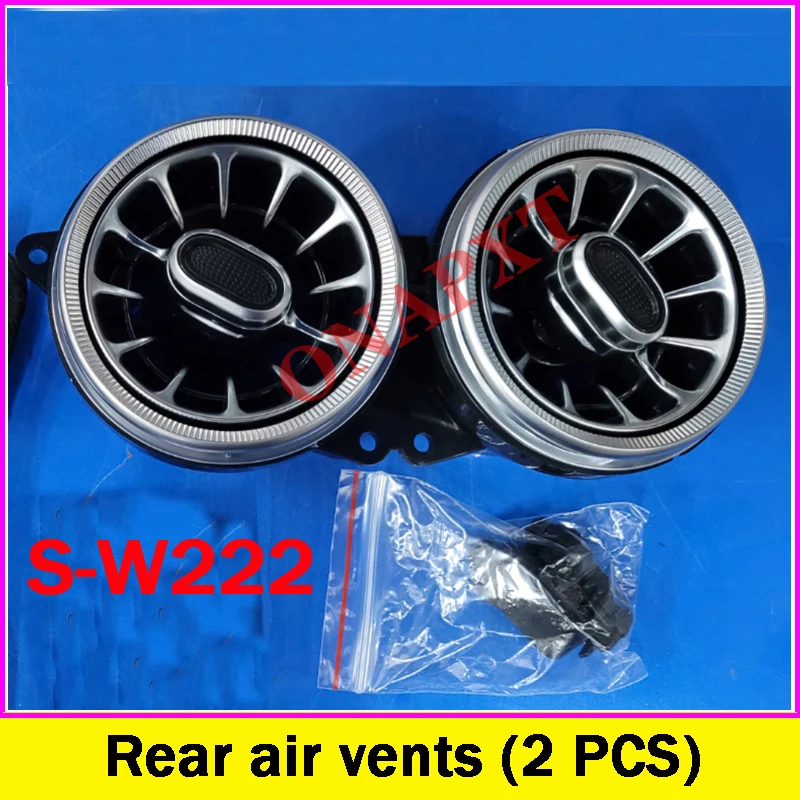 Led Voor Benz A/C/E/S/V/Cla/Gla/Glc W176 W205 w213 W222 W447 W117 W156 X253 Bluetooth App Nozzle Omgevingslicht Air Vent Turbine