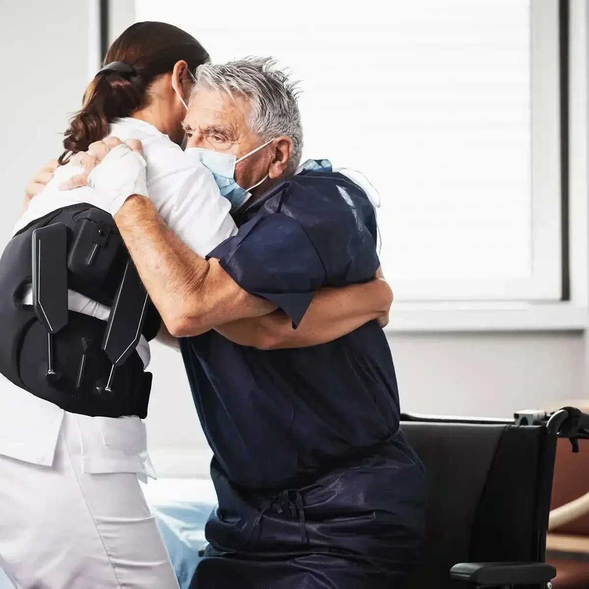 المورد المهنية توريد JW + قطني حامي الهيكل الخارجي الهيكل الخارجي الطبي لتطبيق الجر على العمود الفقري القطني