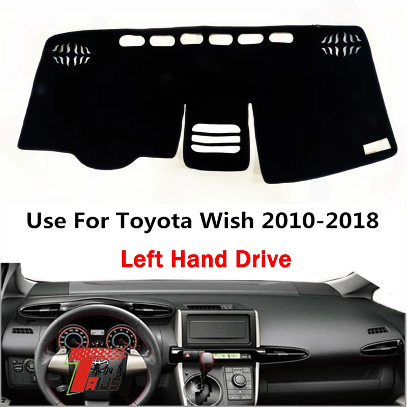 

TAIJS Заводская Высококачественная фланелевая крышка приборной панели для Toyota wish 2010-2018 левый руль