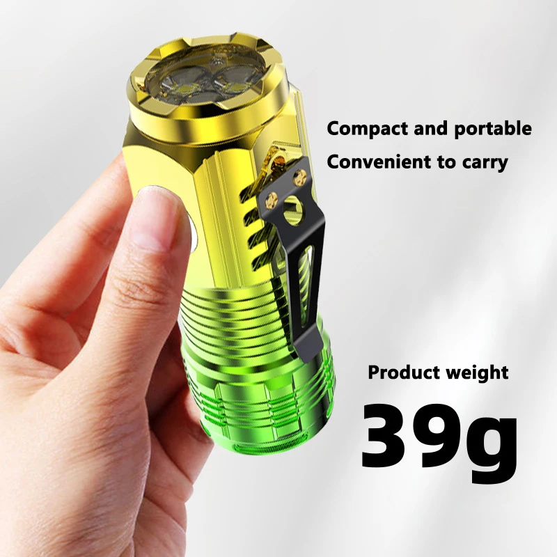 Super Bright LED Flashlight Torch Rechargeable Zoom USB MINI Fishing Lantern Powerful 3 Lighting Mode Outdoors Camping Lamp