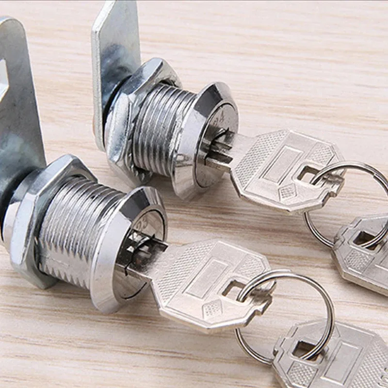 Mail Box File Cabinet Desk Drawer Locker With 2 Keys DIY Cabinet Tools Furniture Hardware Cam Lock High Quality Security Lock