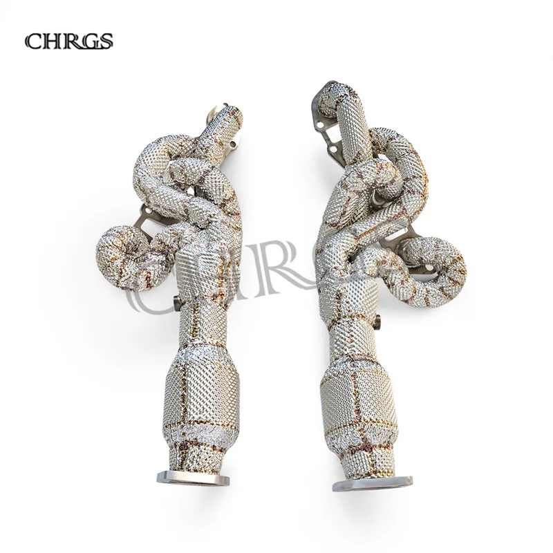 

Stainless Steel Exhaust manifold For Lexus ISF 5.0 V8 2016-2020 Racing Car Exhaust Pipes Downpipe with catalyst