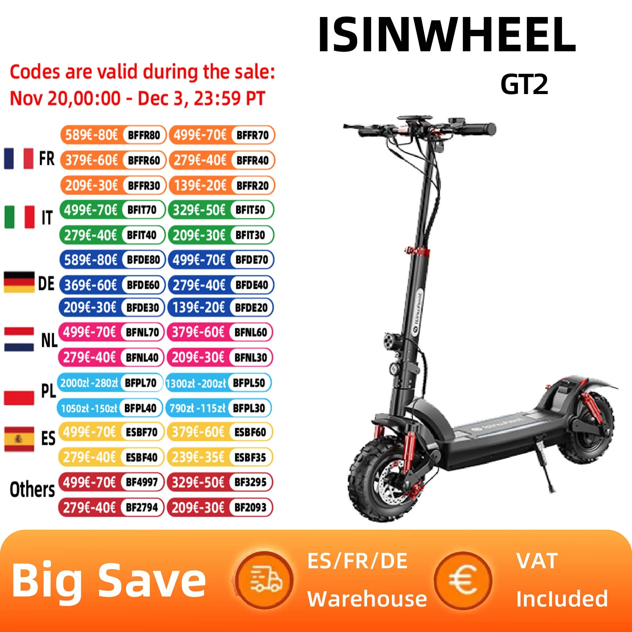 Isiswheel DE-GT2 (ABE) Scooter électrique adulte 500W moteur 48V 15Ah batterie ville e-scooter 11 Isiswheel DE-GT2 (ABE) Scooter électrique adulte 500W moteur 48V 15Ah batterie ville e-scooter 11