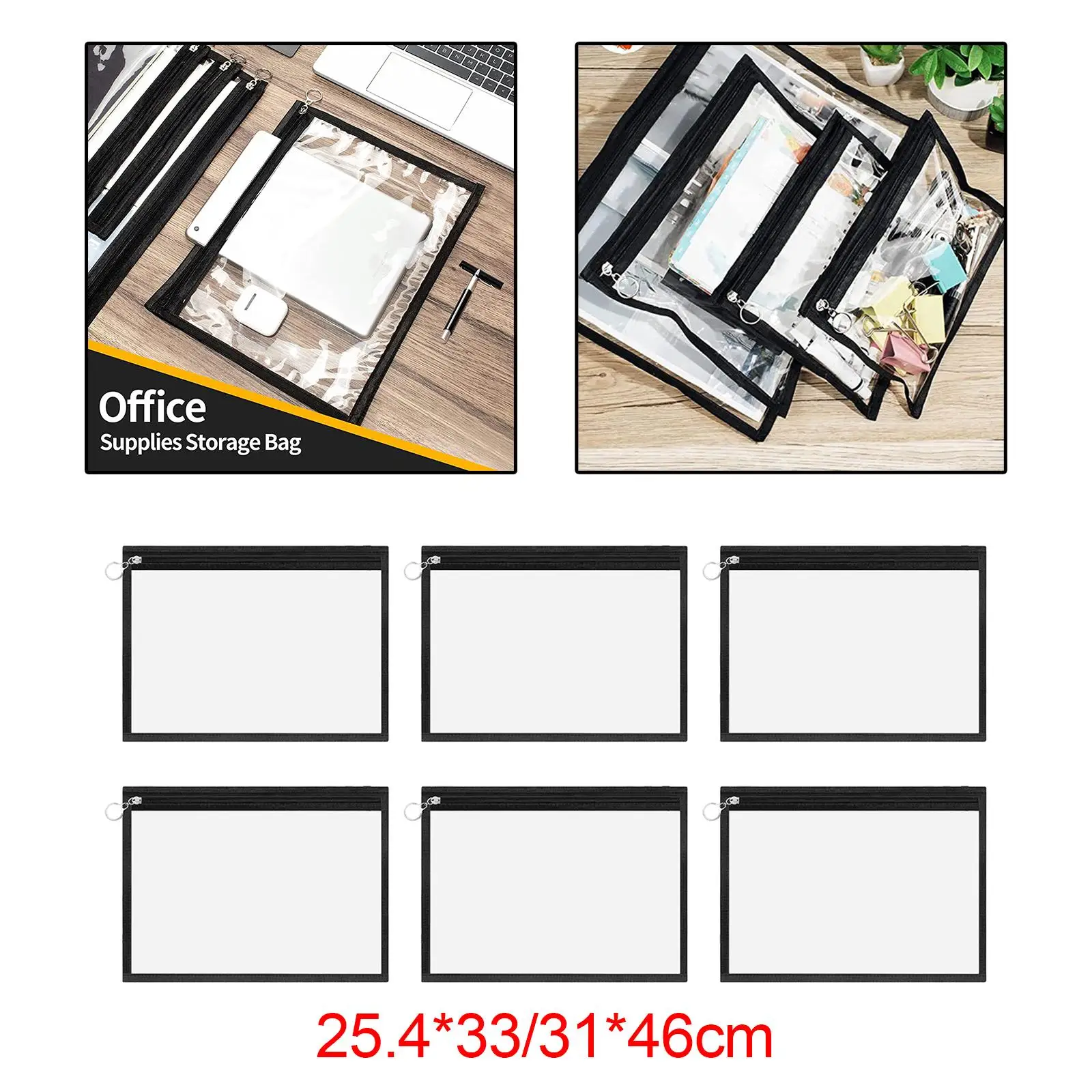 Secretgardenu クリアジッパーポーチ鉛筆ポーチ収納鉛筆用ジッパーポーチ