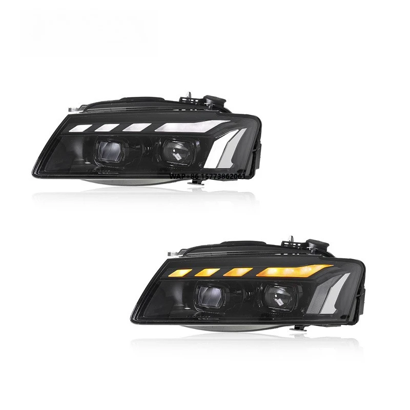 

1 Unit LED Headlights Car Accessories for Auto Lighting Systems 08-11 A5 Headlight Assembly Modified to RS5