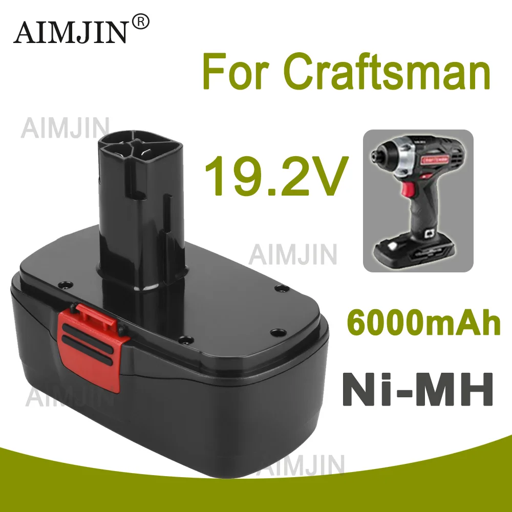 

New ni-mh 6Ah battery for Craftsman 19.2V diedhard C3 130279005 315.113753 315.115410 1323903 1323517 11375 Power battery