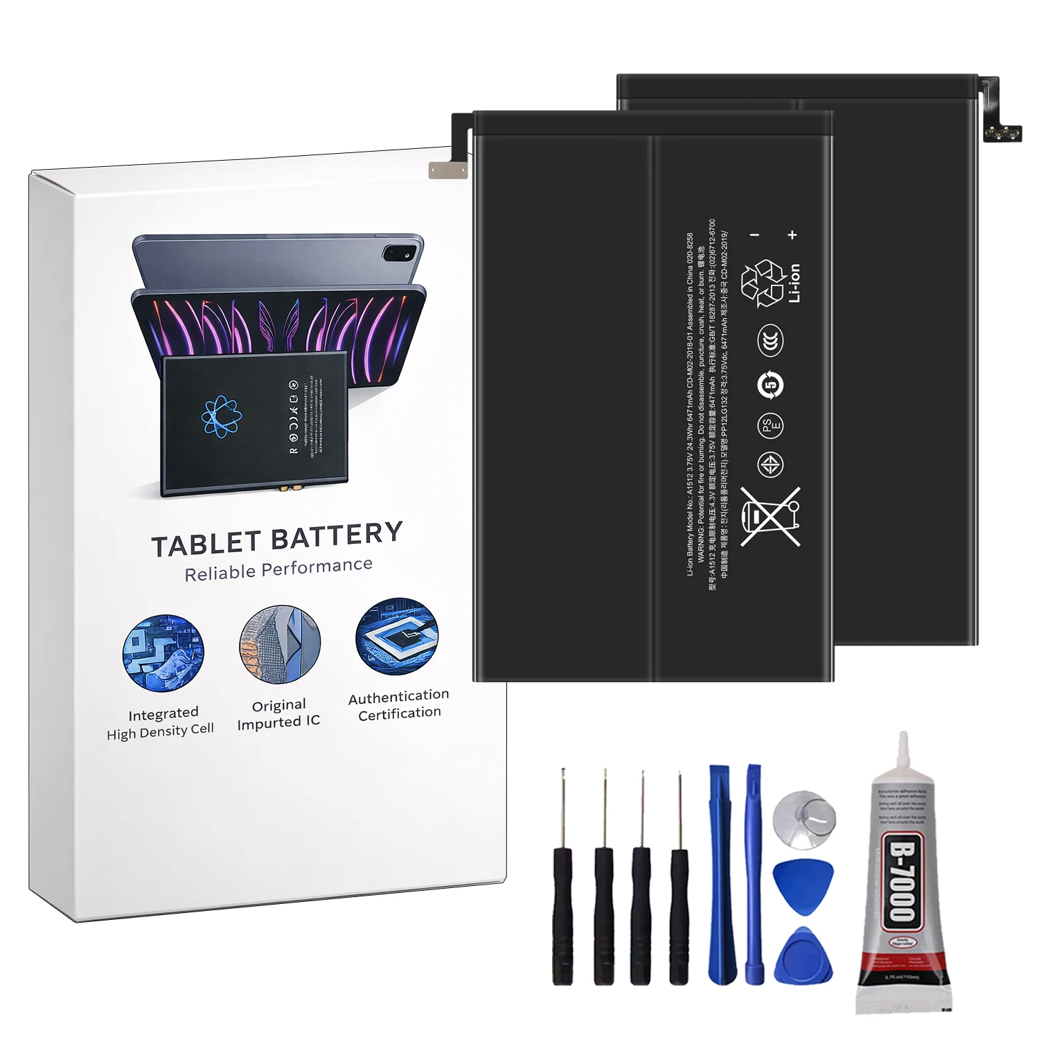 

Brand New A1512 Battery For iPad Mini2 A1489/A1490/A149 Mini3 A1599/A1600/A1601 tablet Repair Part Capacity Tablet Batteries