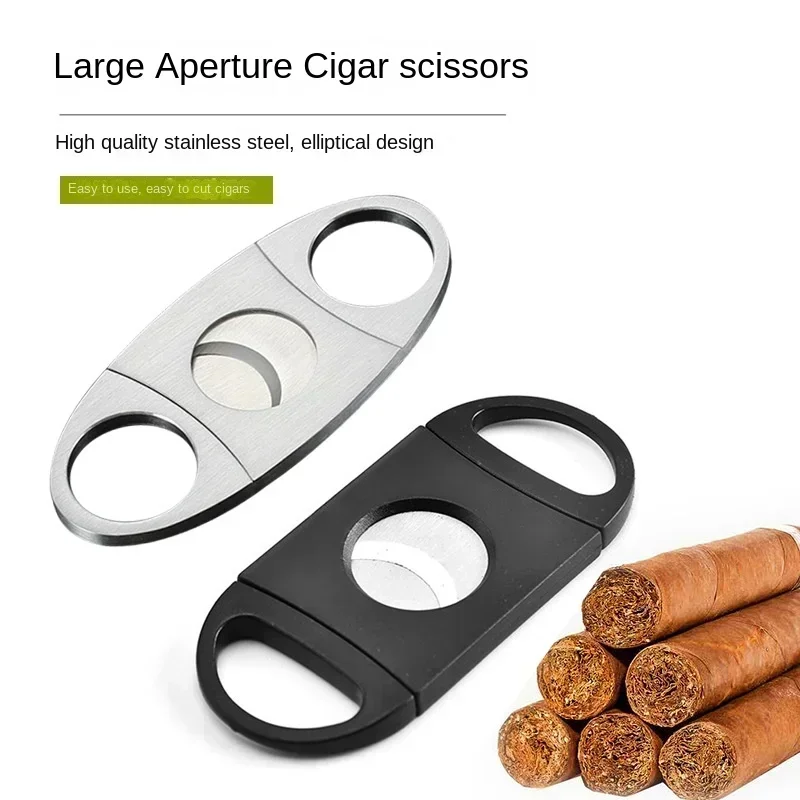 Cigar Cutter Stainless Steel Sharp Cigar Cutter Manual Cigarette Breaker Cigar Accessories Wedding Party Souvenir Gifts