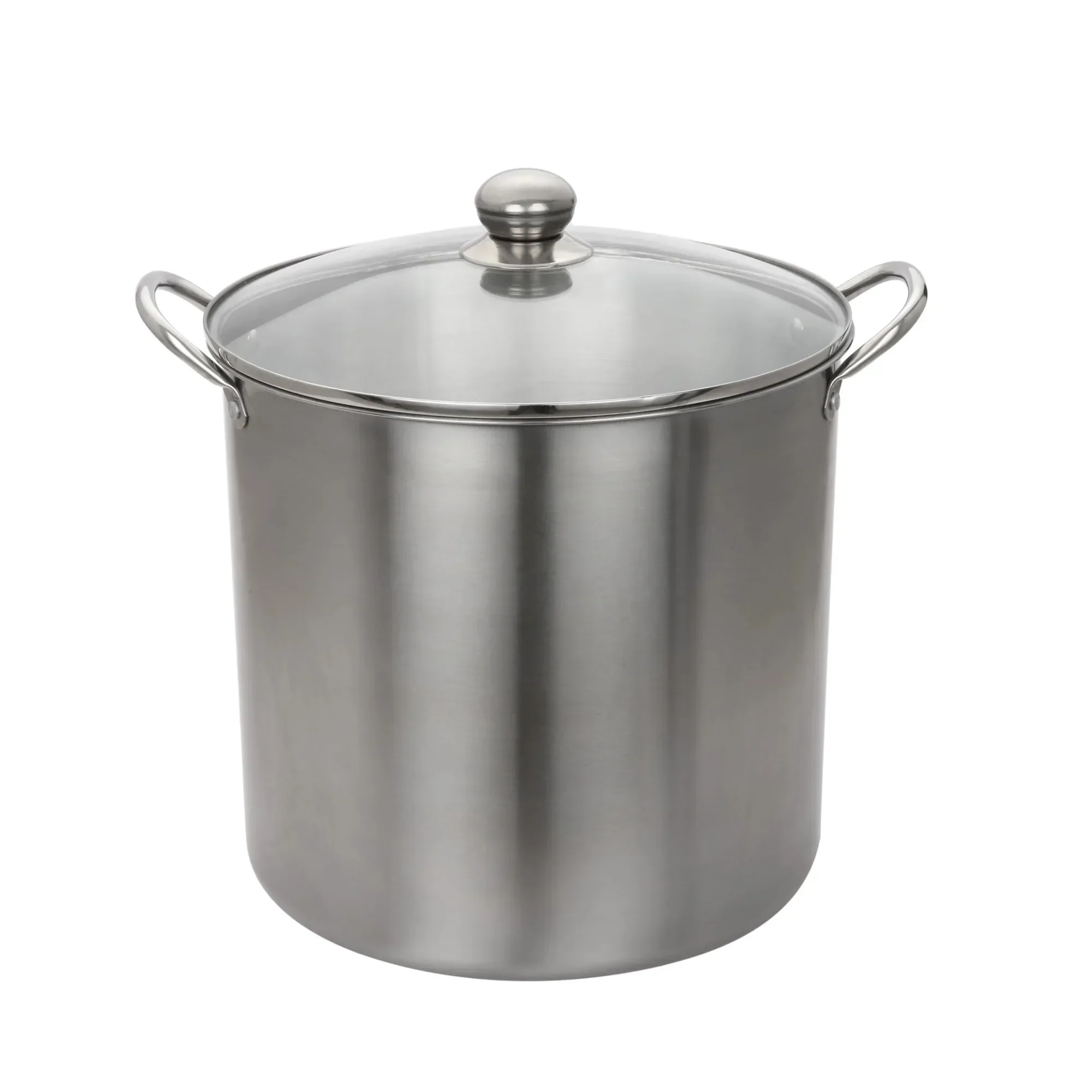 

Sleek Stainless Steel 21.5Qt Canner Pot w/Rack - Multi-Use Water Bath & Steam Canning for Home Cooks & Food Preserving