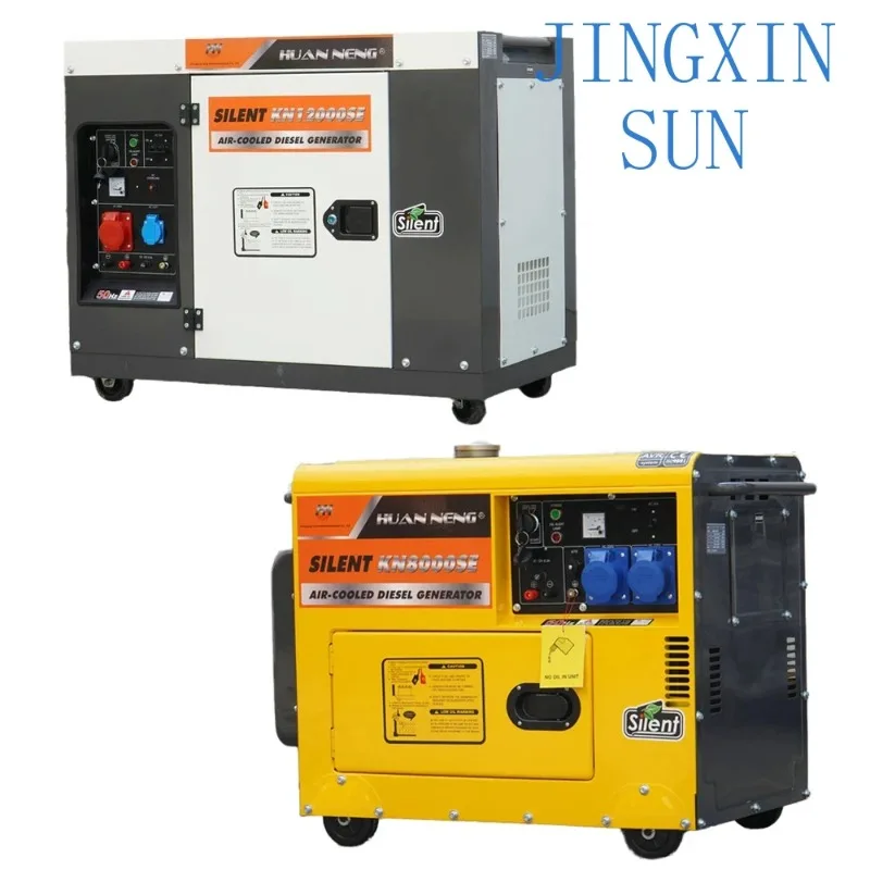 50/60HZ  110V/220V/380V Hot Sale 5KW Super Silent diesel Generator 10kw Generator diesel Soundproof 3KW 5.5KW 7KW 8KW 9KW 10KVA