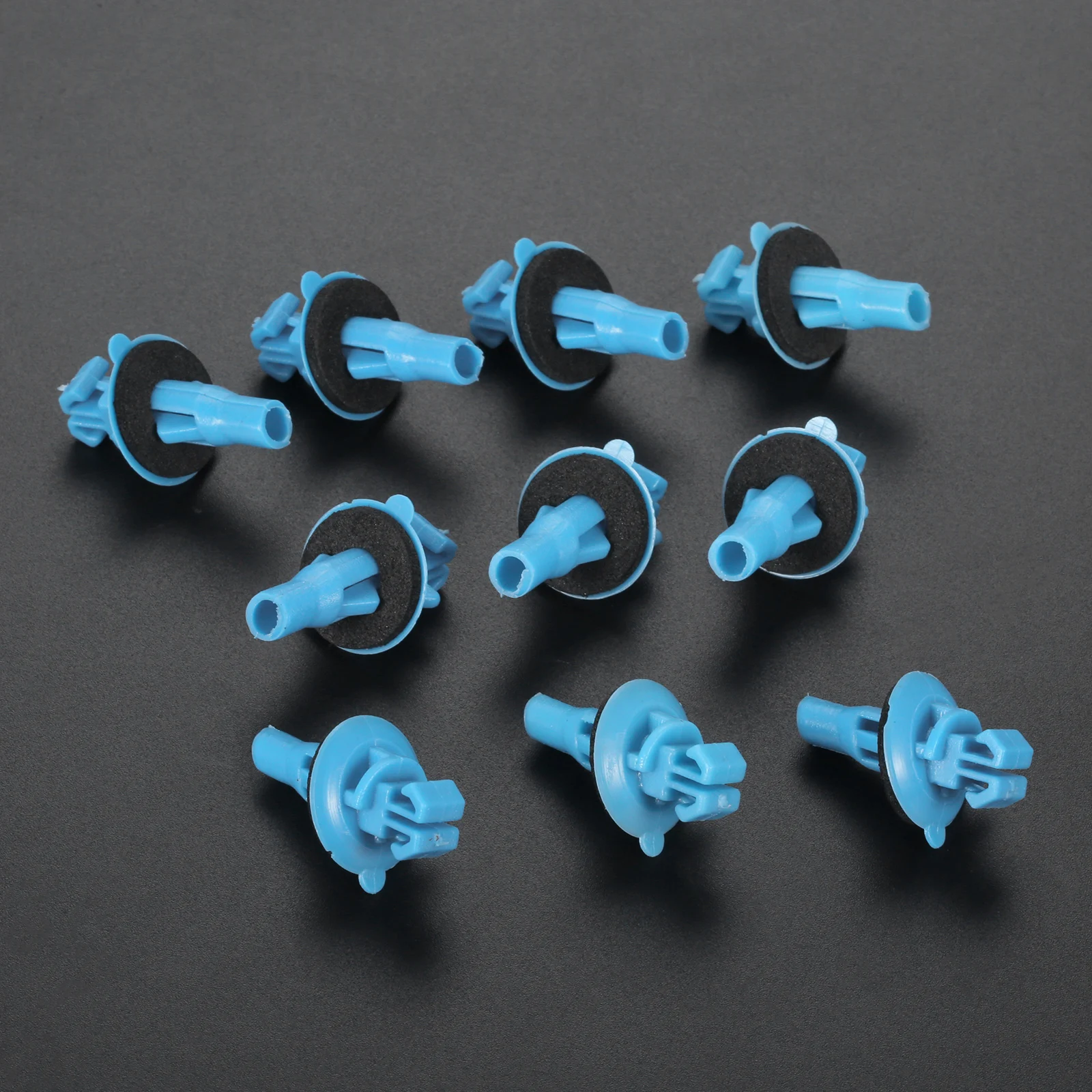 10sets Car Distinctive Clips Exterior Side Moulding Trim Clips Covers Fasteners For Toyota Land Cruiser Prado75492-60020