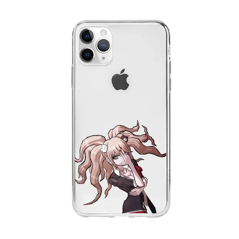 Danganronpa Phone Case For Iphone 6 6 S 7 8 Plus Xr X Xs Max 11 12 13 Mini Pro Max Se 2020 Transparent Phone Cover