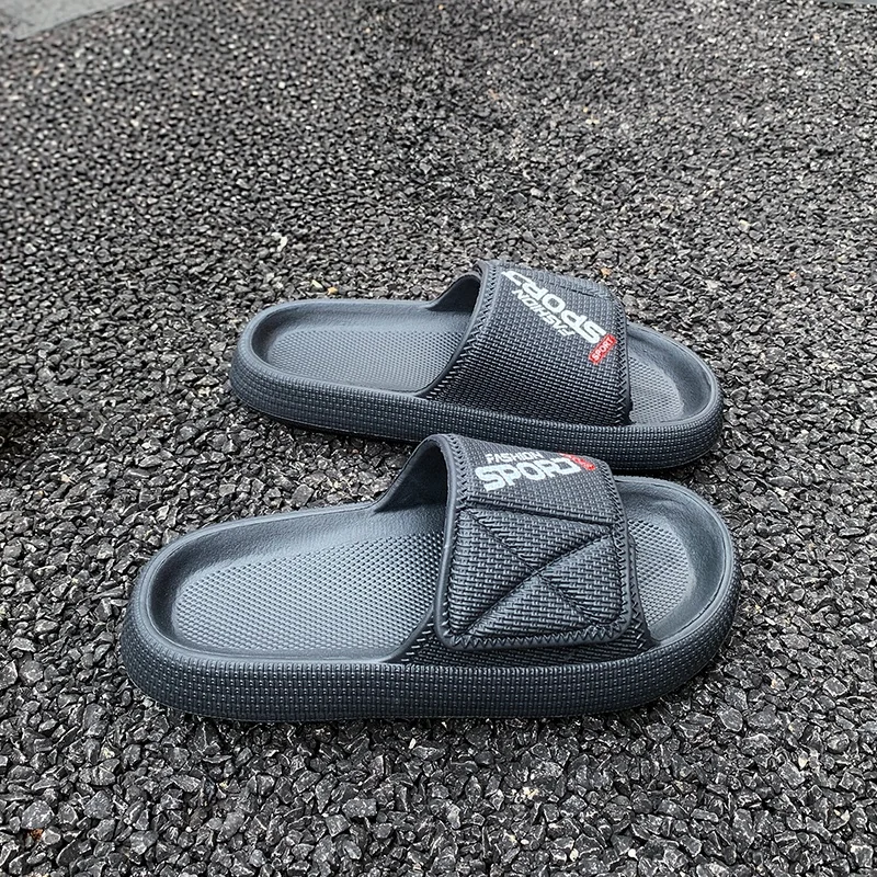 Adjustable Width and Size Slippers for Men, New Summer Outdoor Wear, Non-Slip Thick Sole, Height-Increasing Outdoor Trendy Couple's Sandals