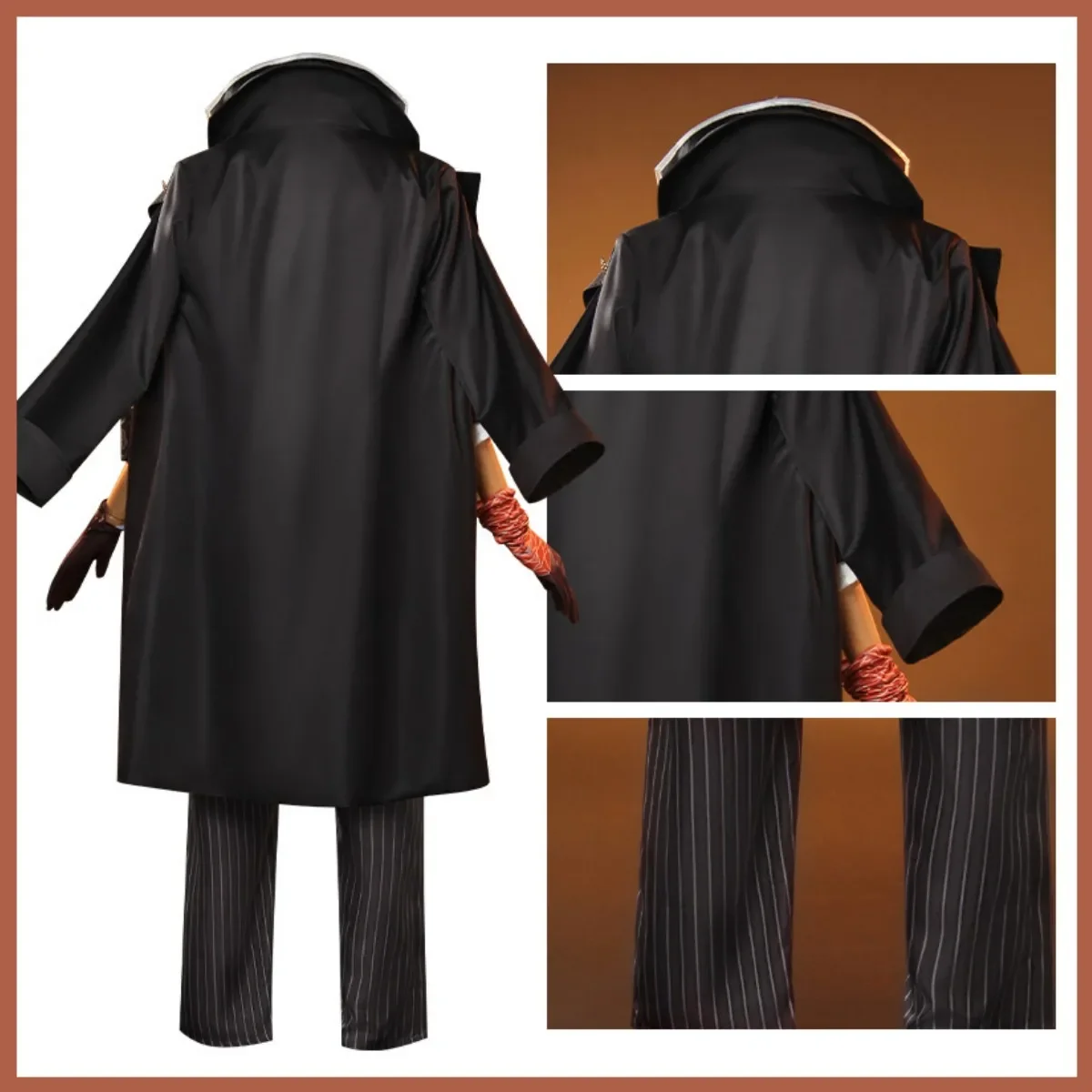 Game Identity ⅤFrederick Kreiburg Cosplay Costume The Forgotten George Reporter Uniform Outfit Man Halloween Christmas Suit