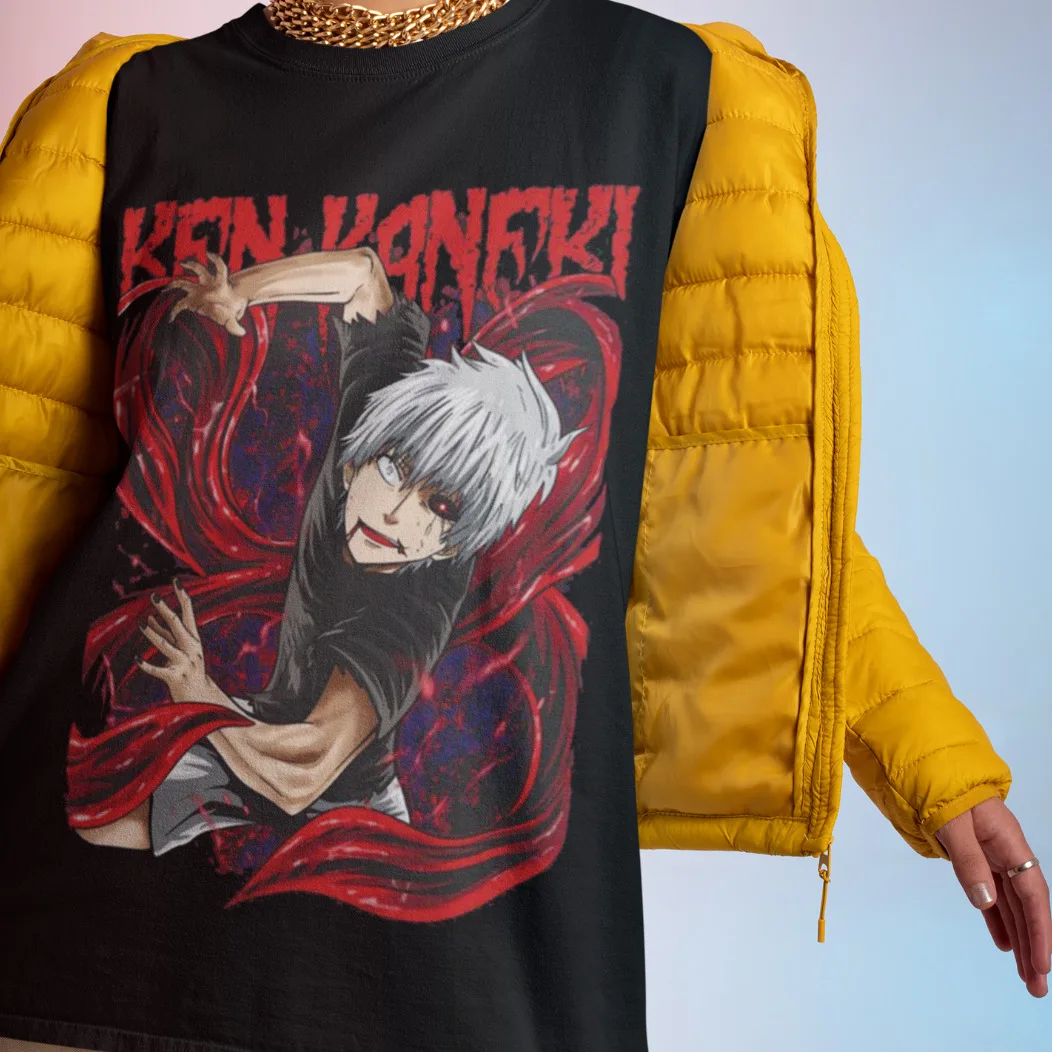 Tokyo Ghoul Camiseta, Camisa Ken Kaneki Anime, Touka Kirishima, Juuzou, Eto Tee