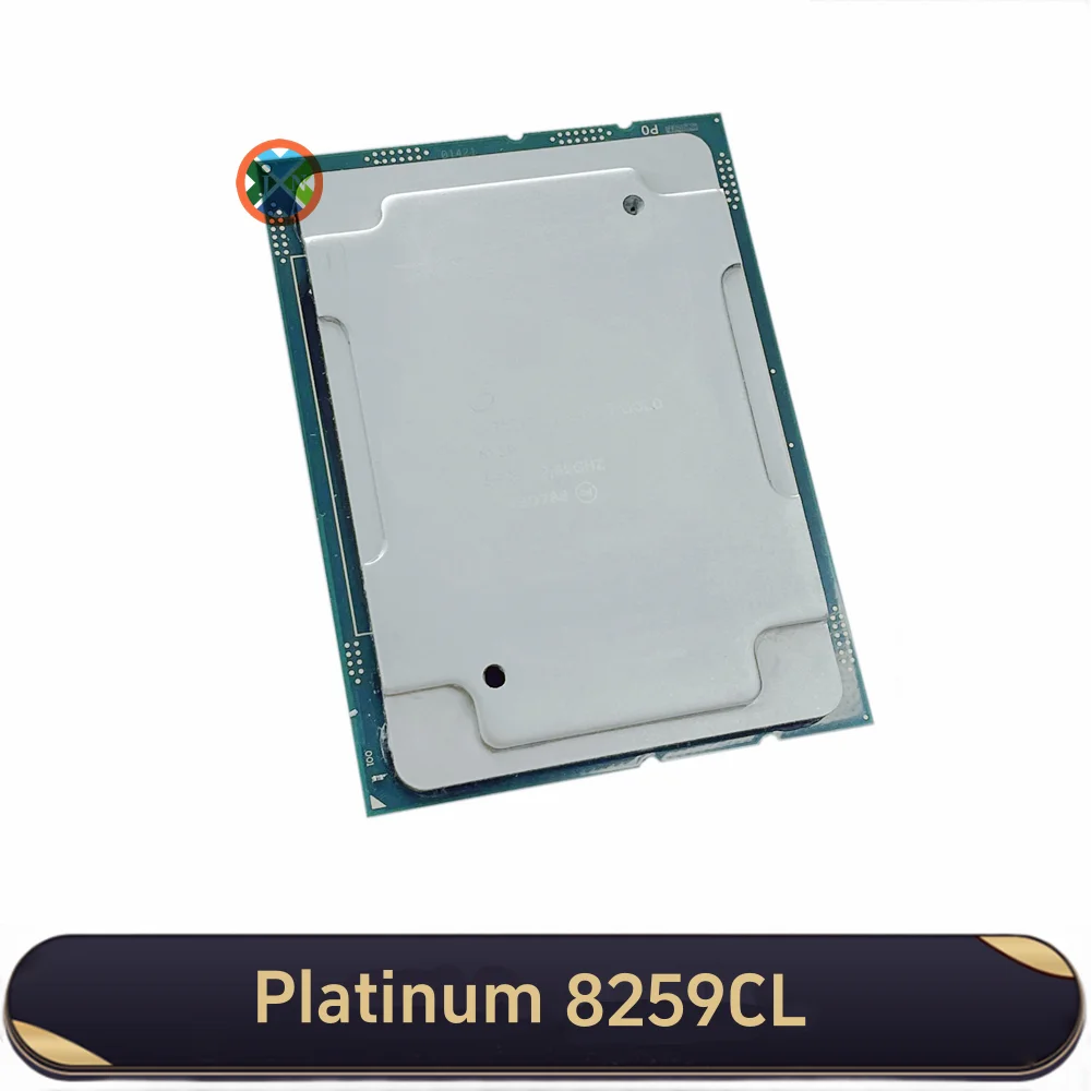 معالج Xeon Platinum 8259CL 24 النوى 48 خيط 2.5 جيجا هرتز 35.75 ميجابايت 210 وات LGA3647 لمعالج اللوحة الأم لخادم C621 8259CL