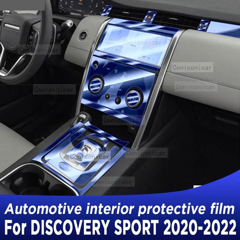 

For DISCOVERY SPORT 2020-2022 Gearbox Panel Navigation Screen Automotive Interior TPU Protective Film Cover Anti-Scratch Sticker