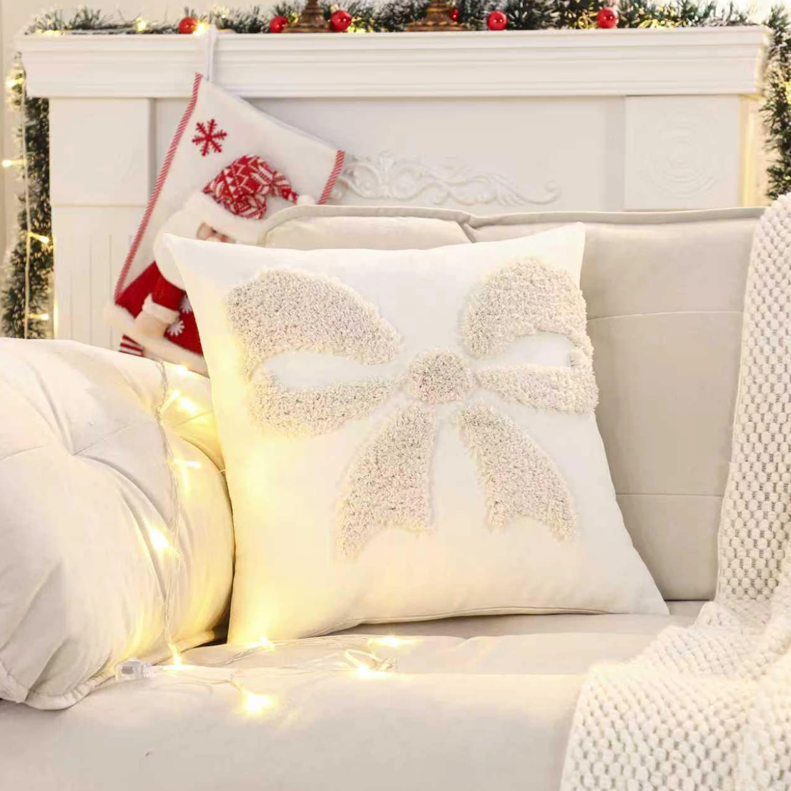 Embroidery Xmas Decorations - 2026 Sevgililer Günü Yastık Kılıfları Fiyonk