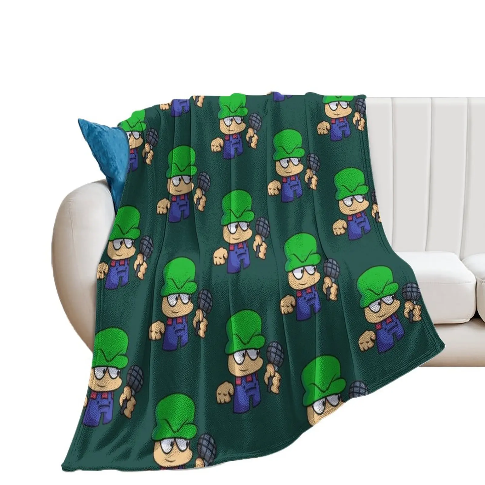 

bambi fnf Premium Throw Blanket Soft Plush Plaid Sofa Quilt Hairy Thin Blankets