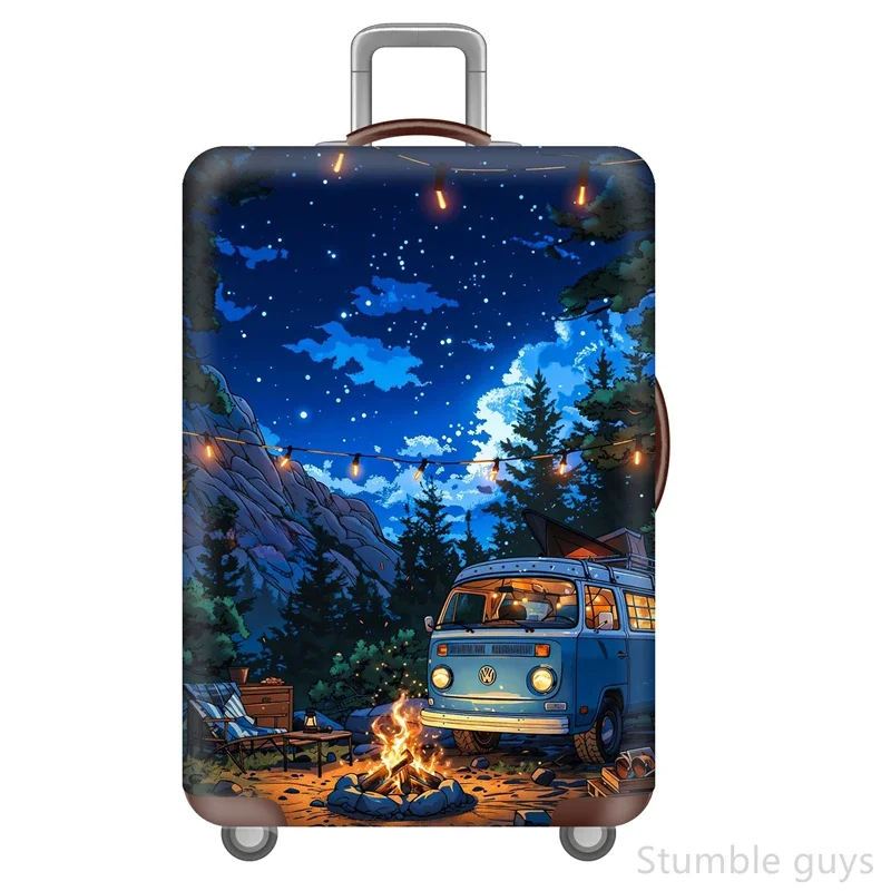 

Elastic Luggage Protective Cover Anti-Scratch Durable Dustproof Suitcase Cover Useful Travel Accessory Business Trips