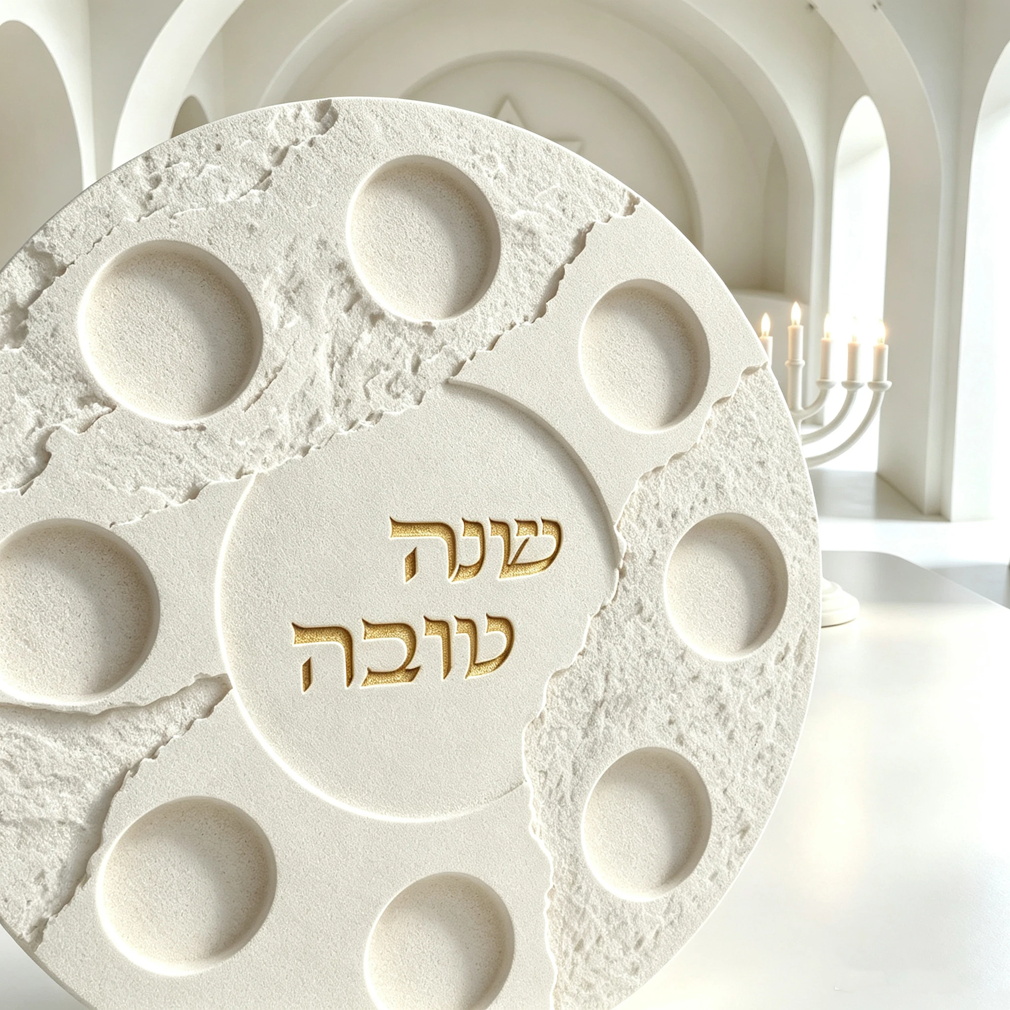 Modern Judaica Rosh Hashanah S - Serving Tray Mold review and price