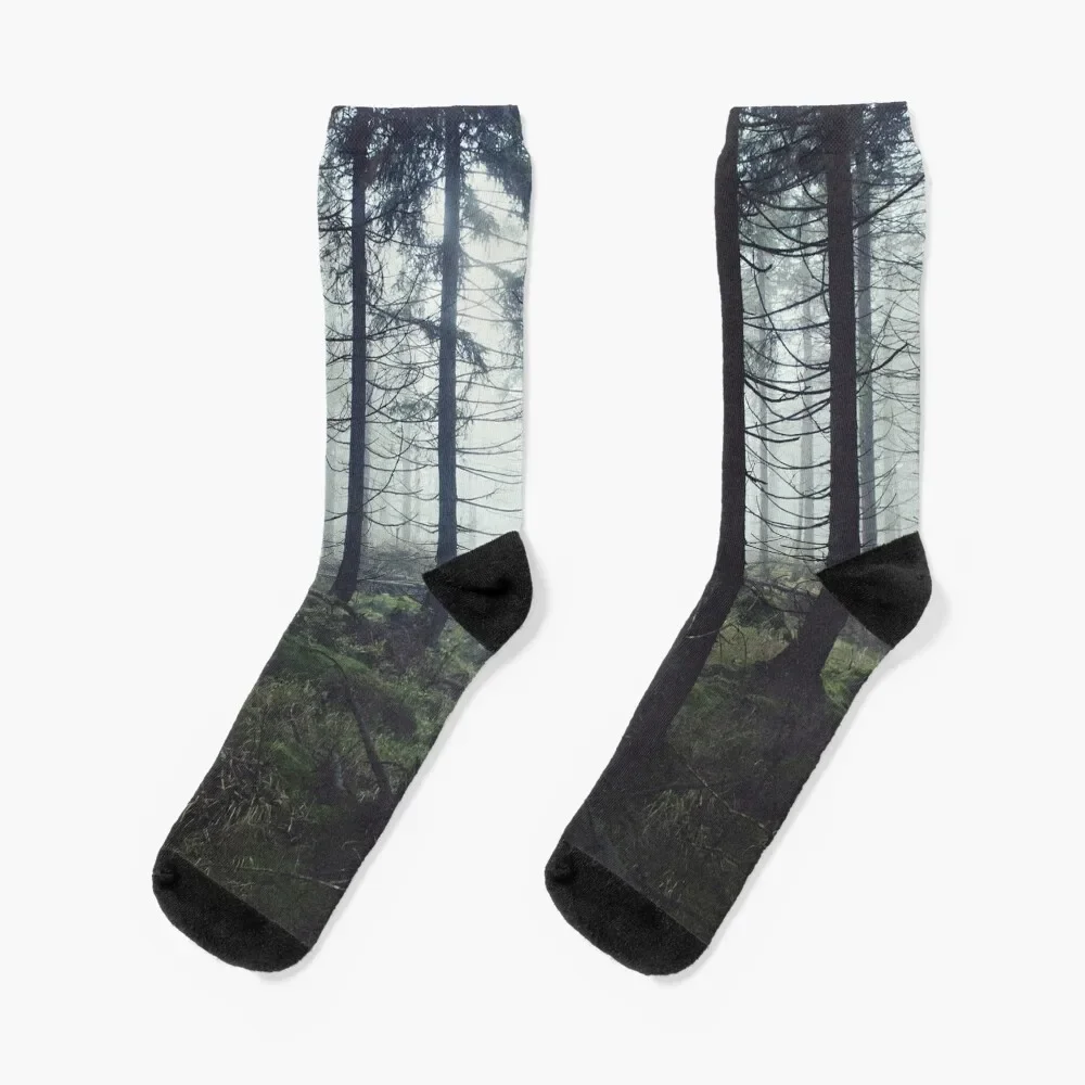 

Through The Trees Socks cool warm winter Stockings compression Socks Women Men's