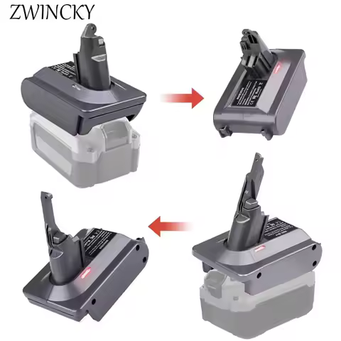 Battery Adapter for Craftsman 20V Lithium Battery Replacement Converter for Dyson V6 V7 V8 Battery for Handheld Vacuum Cleaner