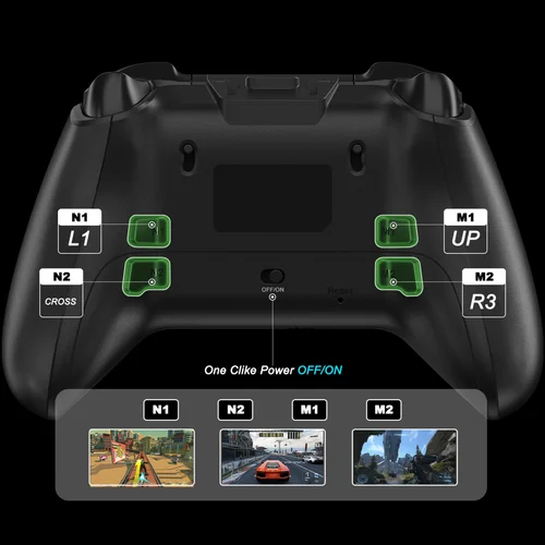 Imagen 2 del producto QRD FERROX M5  2.4Ghz Xbox Gaming Controller Wireless Gamepad for Xbox Series X/Xbox Series S/Xbox One with Hall Effect Joystick