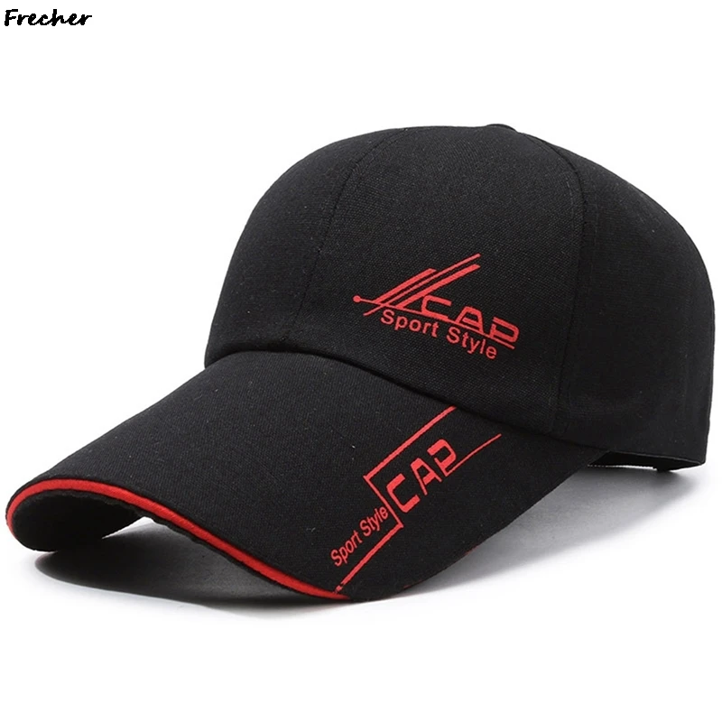 

New Style Extended Brim Running Caps Professional Outdoor Sports Cap Adjustable Visors Hat Tennis Golf Fashion Snapbacks Hats