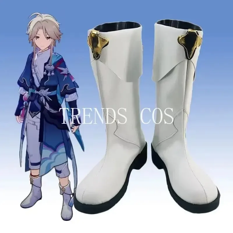 

Новинка 2023 года, обувь для косплея в стиле аниме Honkai Star, сапоги Rail Yanqing для Comic Con (доставка в 5 дней) ☆ ☆ ☆ аа